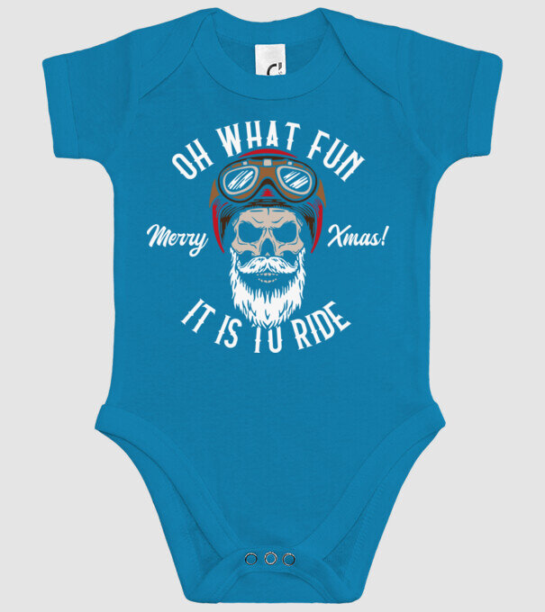 Biker Skull model turcoaz pe tricou