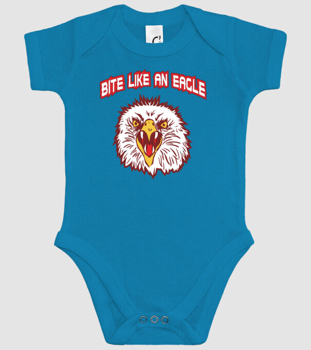 bite like an eagle cobra kai model turcoaz pe tricou