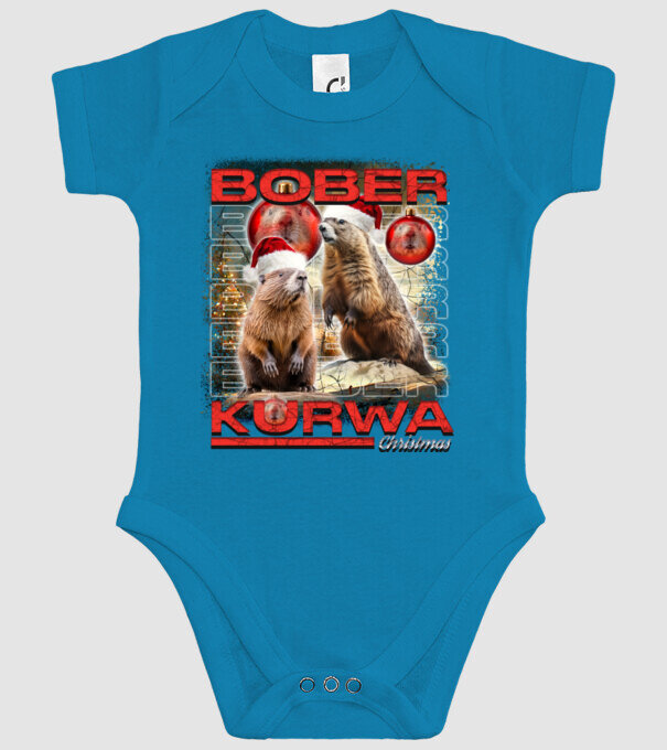 Bober kurwa christmas universe model turcoaz pe tricou