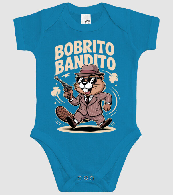 Bobrito Bandito model turcoaz pe tricou