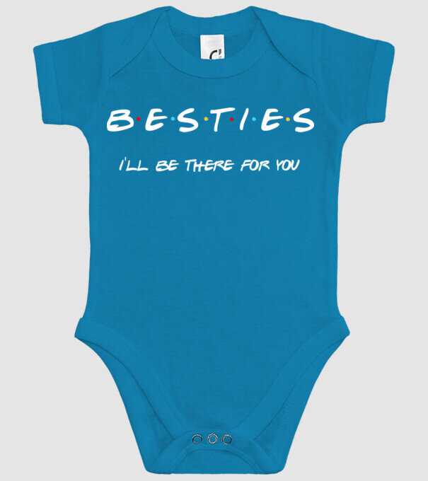 Bride Friends Besties model turcoaz pe tricou