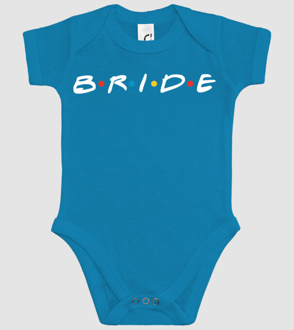 Bride Friends style model turcoaz pe tricou