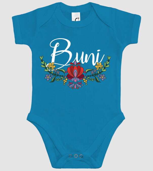 Buni model turcoaz pe tricou