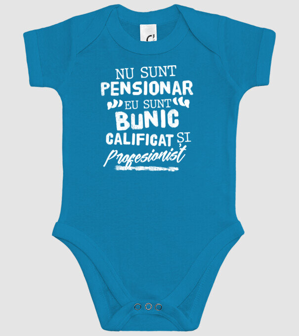 Bunicul profesionist model turcoaz pe tricou