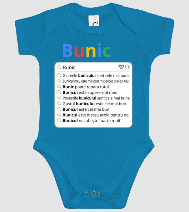 căutare Google Bunic model turcoaz pe tricou