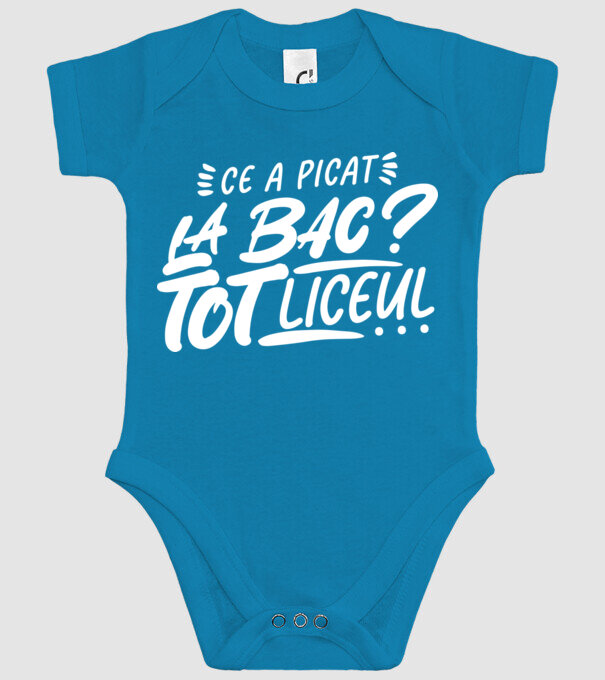 Ce a picat la bac model turcoaz pe tricou