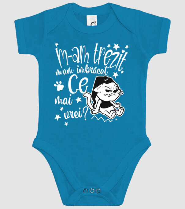 Ce mai vrei? model turcoaz pe tricou
