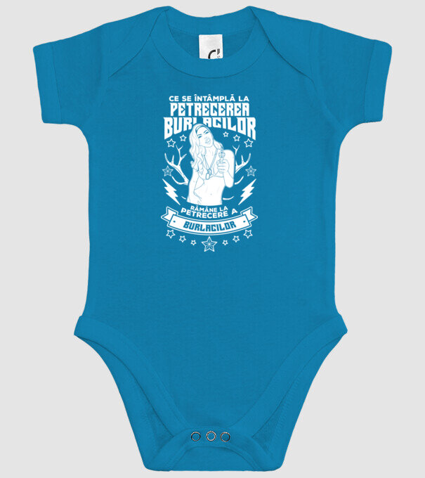 Ce se întâmplă la petrecerea burlacilor, rămâne la petrecere a burlacilor model turcoaz pe tricou