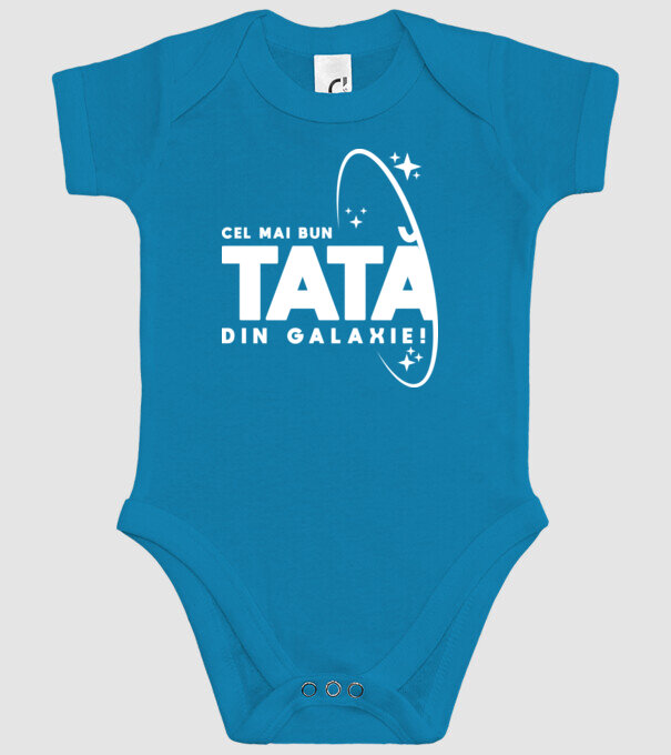 Cel mai bun tată din Galaxie! model turcoaz pe tricou
