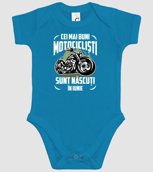 Cei mai buni motocicliști sunt născuți în Iunie model turcoaz pe tricou