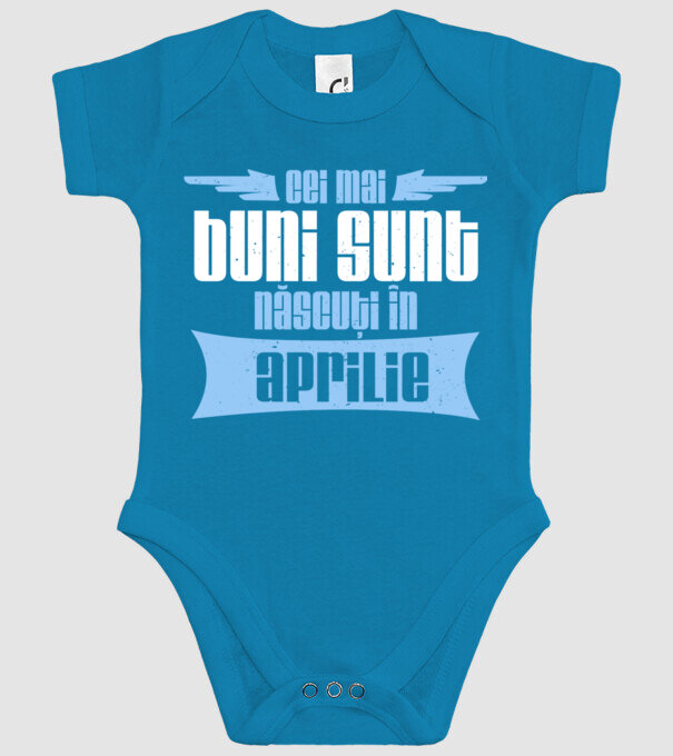 Cei mai buni sunt născuți în aprilie model turcoaz pe tricou