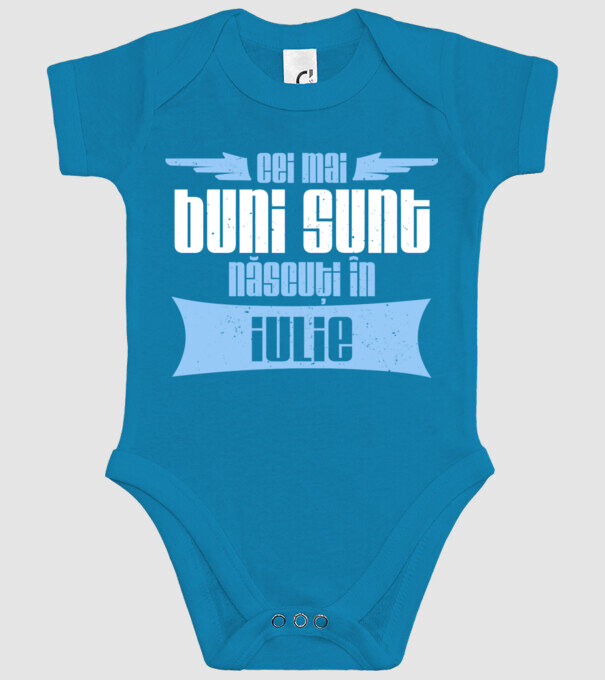 Cei mai buni sunt născuți în iulie model turcoaz pe tricou