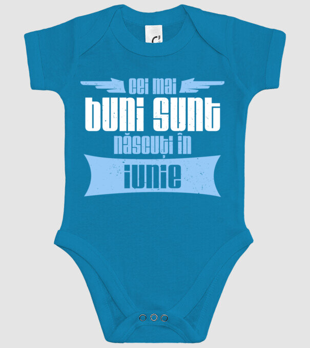 Cei mai buni sunt născuți în iunie model turcoaz pe tricou