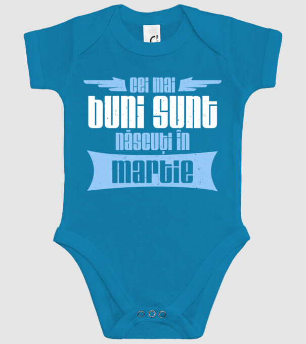 Cei mai buni sunt născuți în martie model turcoaz pe tricou