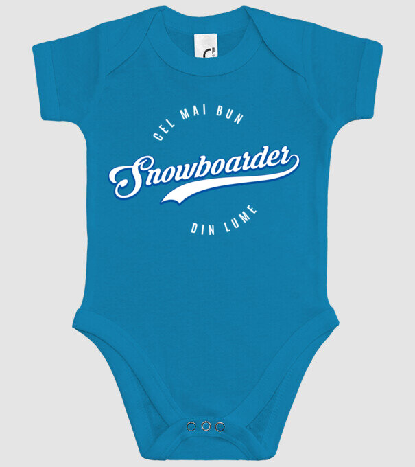 cel mai bun snowboarder din lume model turcoaz pe tricou