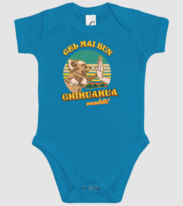 Cel mai bun stăpân de Chihuahua vreodată! model turcoaz pe tricou