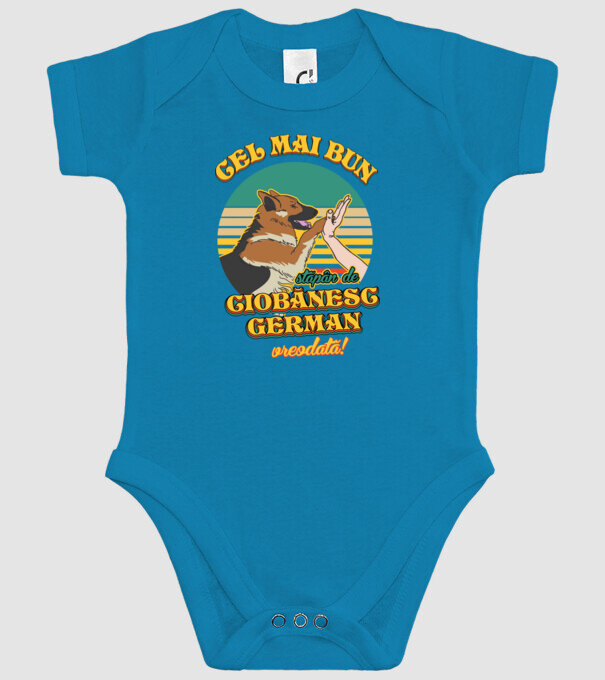 Cel mai bun stăpân de ciobănesc german vreodată! model turcoaz pe tricou