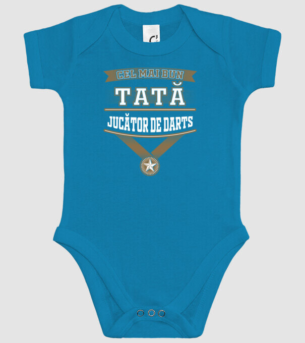 Cel mai bun tată jucător de darts model turcoaz pe tricou