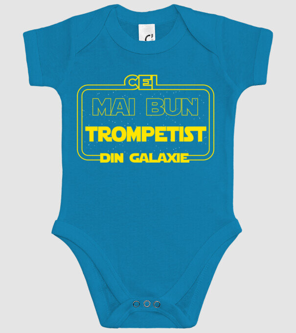 Cel mai bun trompetist din galaxie model turcoaz pe tricou