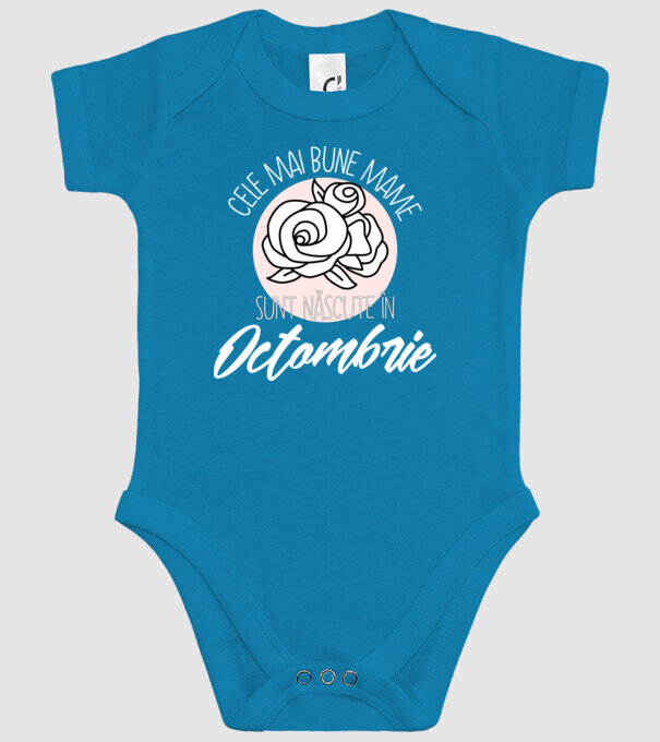 Cele mai bune mame sunt născute Octombrie model turcoaz pe tricou