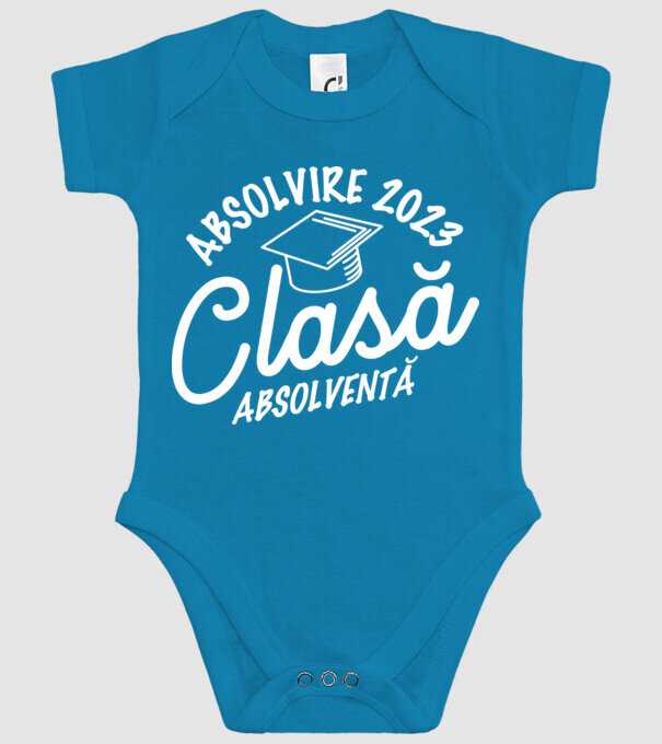 Clasă absolventă  model turcoaz pe tricou