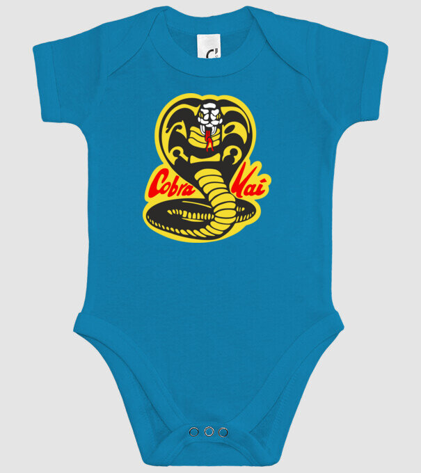 cobra kai logo model turcoaz pe tricou