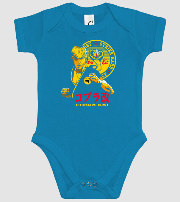 cobra kai poster model turcoaz pe tricou