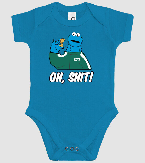 cookie monster squid game parody model turcoaz pe tricou