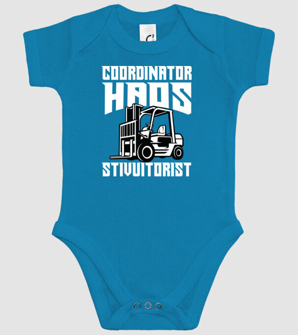 coordonator stivuitorist haos model turcoaz pe tricou