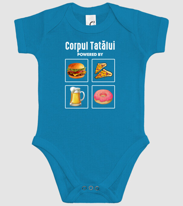 Corpul Tatălui model turcoaz pe tricou
