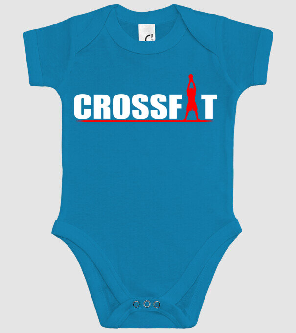 Crossfit model turcoaz pe tricou
