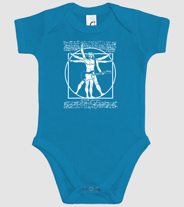 Da Vinci model turcoaz pe tricou