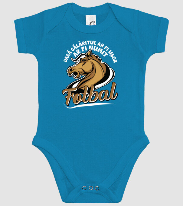 dacă călăritul ar fi ușor ar fi numit fotbal model turcoaz pe tricou
