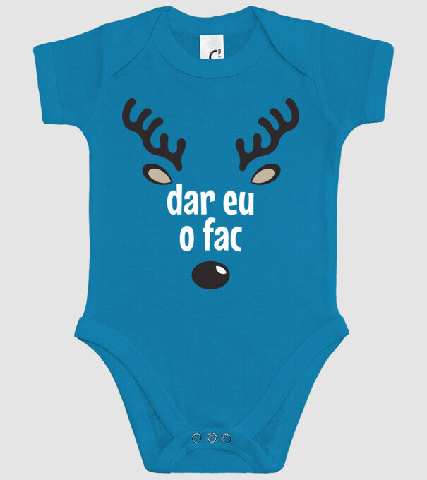Dar eu o fac crăciun chiar căprioară Negru model turcoaz pe tricou