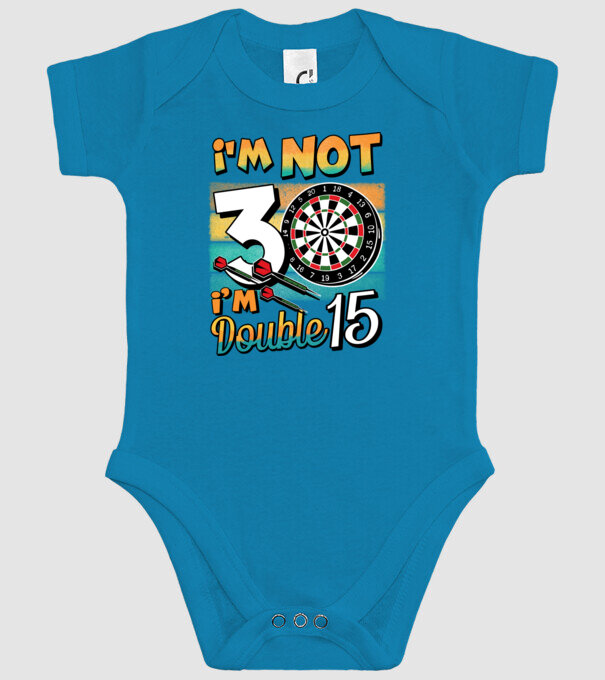 Darts Birthday 30 years old model turcoaz pe tricou