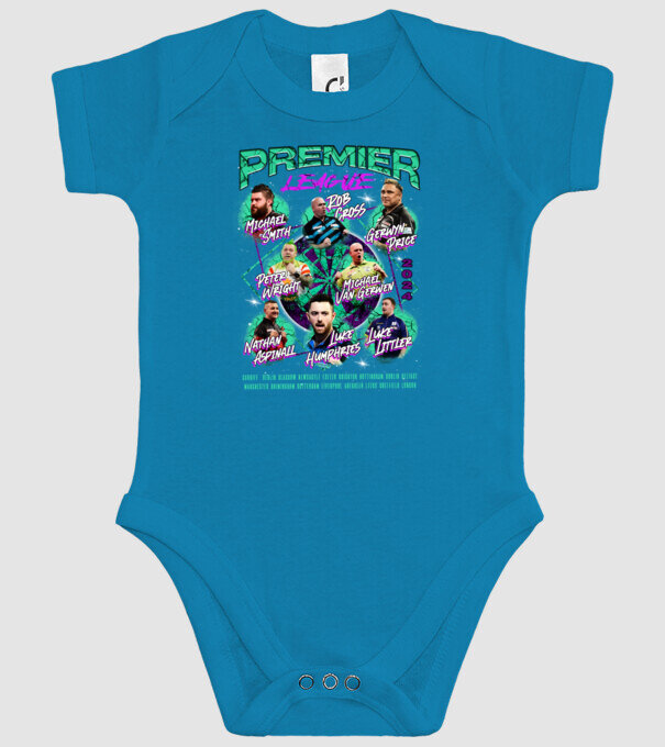 DARTS premier league 2024 model turcoaz pe tricou