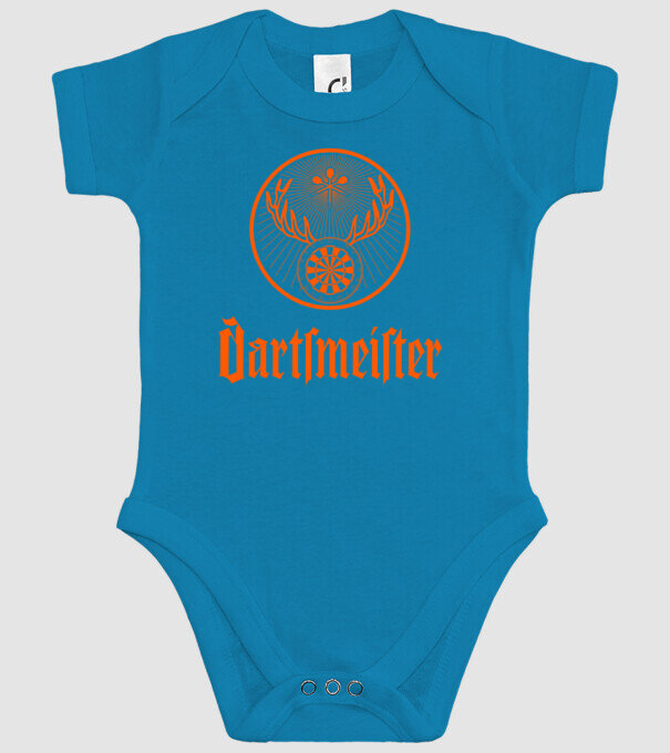 Dartsmeister Dark model turcoaz pe tricou