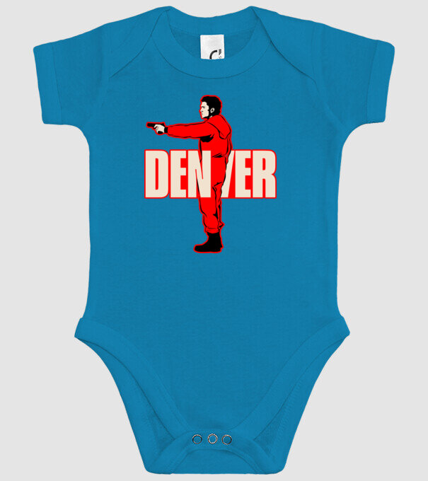 denver la casa de papel model turcoaz pe tricou