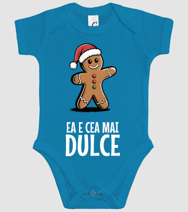 Ea e cea mai dulce Negru model turcoaz pe tricou