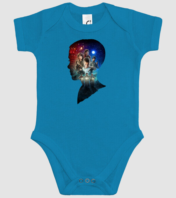 eleven poster head2 model turcoaz pe tricou