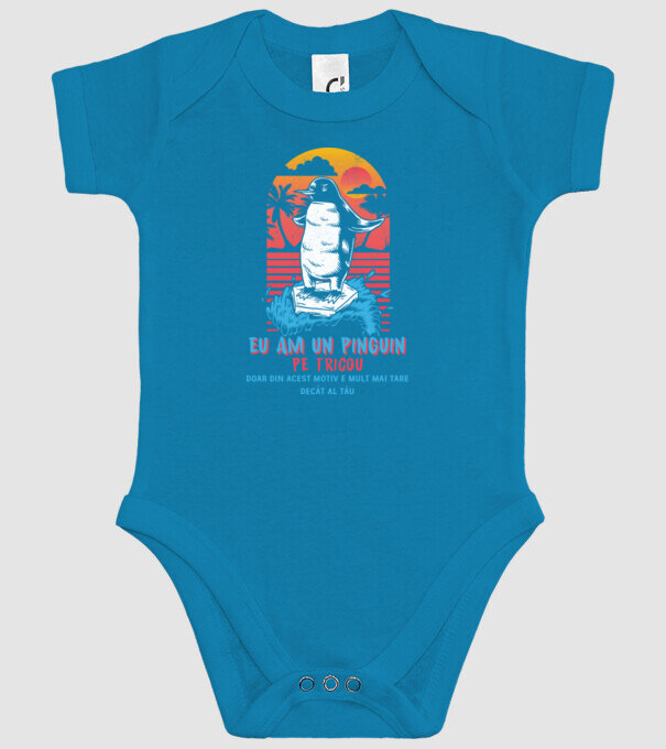 eu am un pinguin pe tricou - doar din acest motiv e mult mai tare decât al tău model turcoaz pe tricou