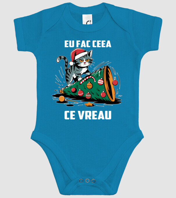 Eu fac ceea ce vreau Negru model turcoaz pe tricou