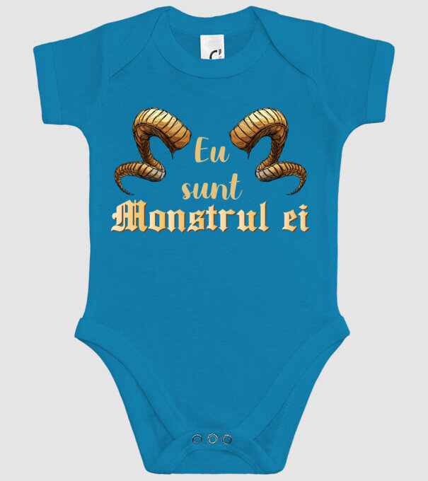 eu sunt monstrul ei model turcoaz pe tricou