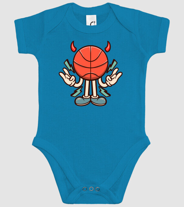 Evil basketball model turcoaz pe tricou