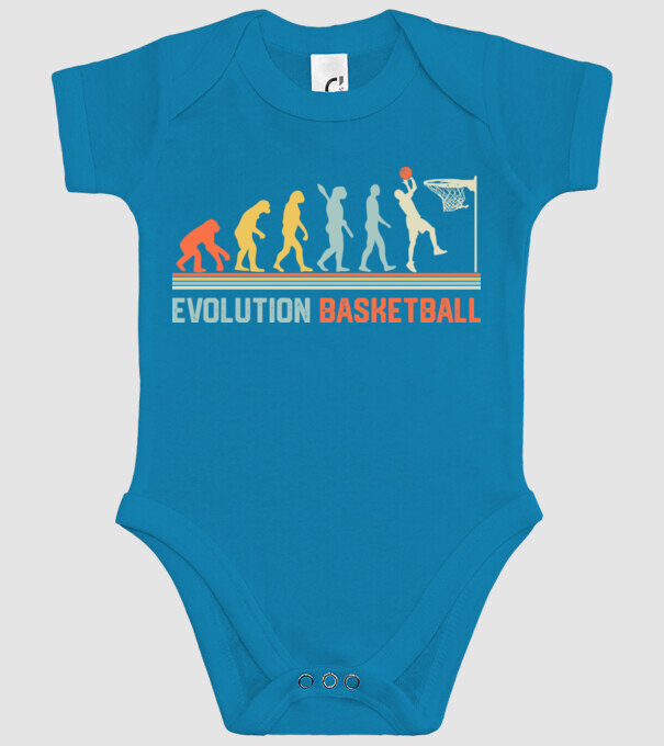 Evolution basketball model turcoaz pe tricou