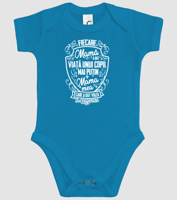 Fiecare mamă a dat viață unui copil, mai puțin mama mea, care a dat viață unei legende model turcoaz pe tricou