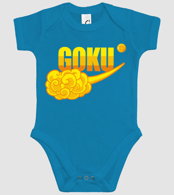 goku cloud model turcoaz pe tricou