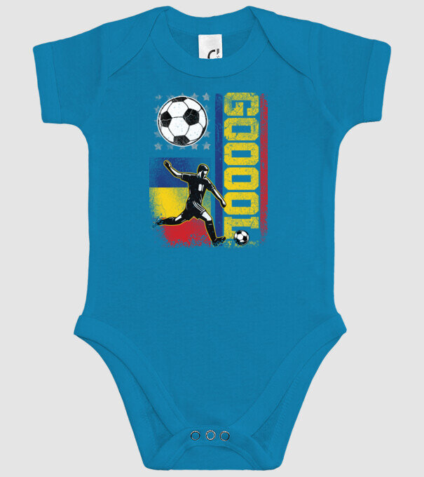GOOOL model turcoaz pe tricou