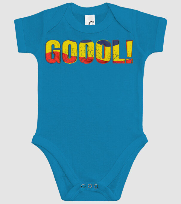 GOOOL model turcoaz pe tricou