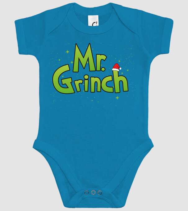 Grinch Family Mr Grinch model turcoaz pe tricou